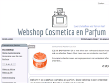 Tablet Screenshot of cosmeticaenparfum.nl
